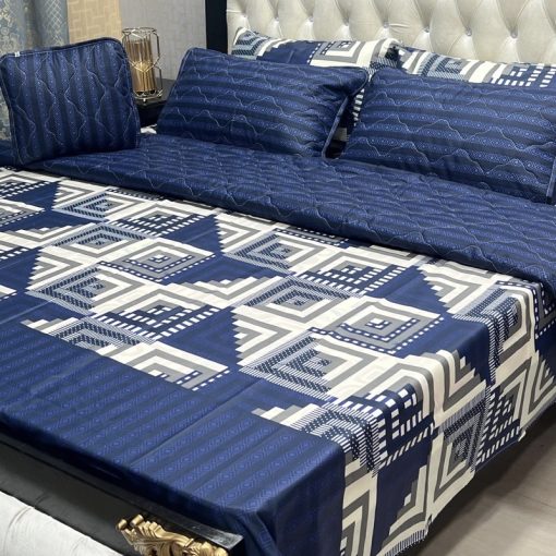 Full 7PC Comforter Set with Pure Cotton Bedsheet