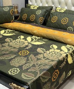 7PC Printed Comforter Set - Cotton | King Size Bedding SKU-32
