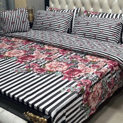 Cozy Cotton Comforter with Bedsheet and 6 Accessories