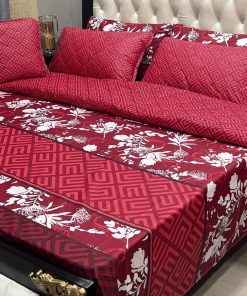 7PC Printed Comforter Set - Cotton | King Size Bedding SKU-31