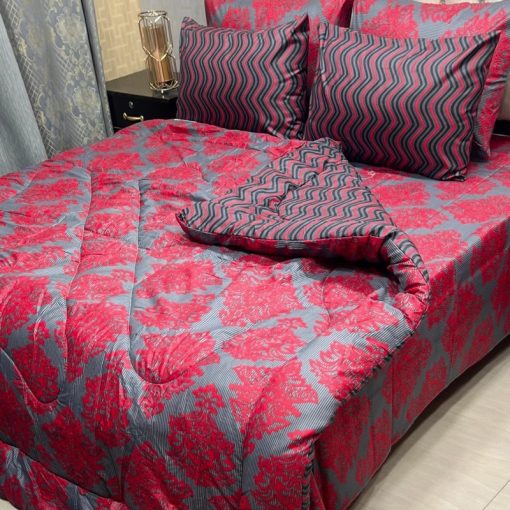 Soft Cotton Bedsheet with Warm Vicky Razai +