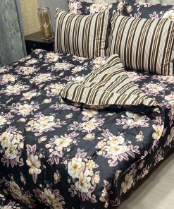 Vicky Razai Comforter with 4 Pillow Covers & Sheet
