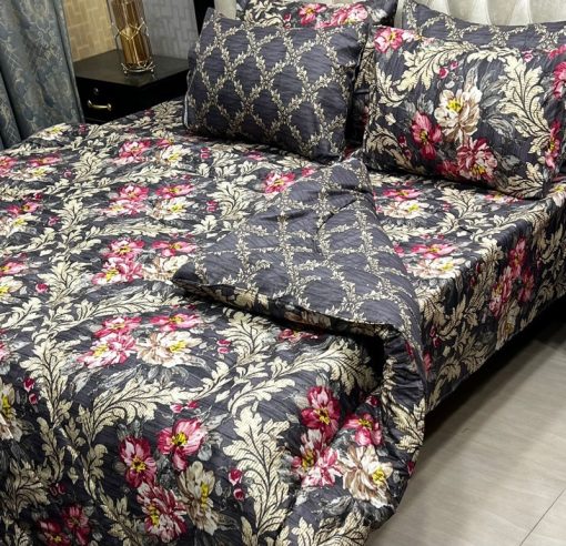 6 Pcs Vicky Razai Set King Size Bedding in Pakistan