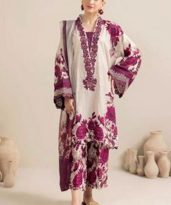 Baroque BR-567 Karandi 3 Piece Winter Collection with Embroidery
