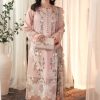 Qalamkar QM-575 Dhanak 3 Piece Unstitched Winter Suit with Embroidered Shirt and Printed Shawl