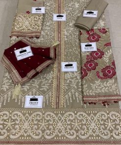 Flossie FS-556 Lawn 3 Piece Embroidered Suit – Timeless Elegance for Any Occasion