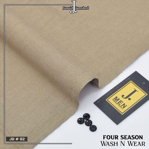 All Season J. Wash n Wear Suit – Unstitched Men's Collection