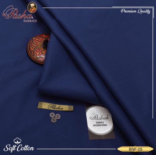 Elegant Pasha Soft Cotton with 56 Inch Wide Width for Tailoring