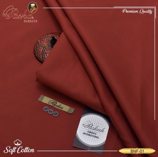 Original Pasha Soft Cotton Fabric Displayed Folded