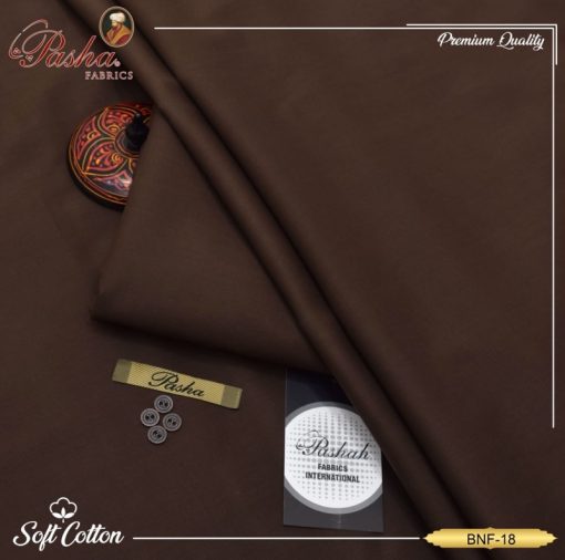 Pasha Cotton Unstitched Dress Material with Smooth Finish