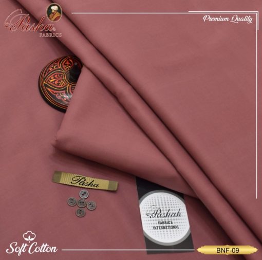 Classic White Pasha Cotton Fabric for Men’s Formal Wear