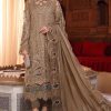 Maria.B MB-557 Luxury 3 Piece Organza Embroidered Suit with Handwork, 3D Flowers, Cutwork & Tassels