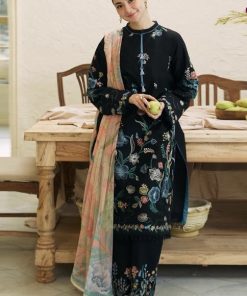 Zara Shahjan ZS-559 3 Piece Embroidered Winter Suit with Dhenak Fabric
