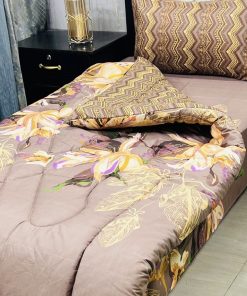 Single Size Printed 3 Pcs Vicky Razai Set | For Premium Single Bed SKU-927