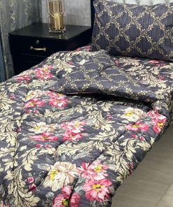 Single Size Printed 3 Pcs Vicky Razai Set | For Premium Single Bed SKU-930