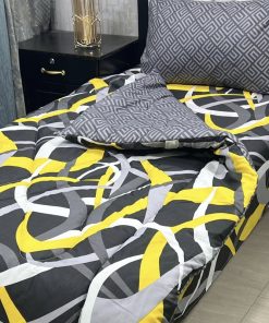 Single Size Printed 3 Pcs Vicky Razai Set | For Premium Single Bed SKU-920