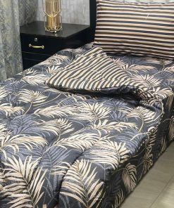 Single Size Printed 3 Pcs Vicky Razai Set | For Premium Single Bed SKU-925