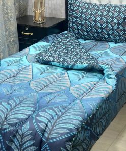 Single Size Printed 3 Pcs Vicky Razai Set | For Premium Single Bed SKU-926