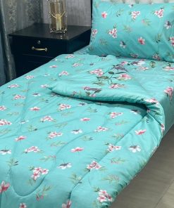 Single Size Printed 3 Pcs Vicky Razai Set | For Premium Single Bed SKU-942