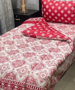 Single Size Printed 3 Pcs Vicky Razai Set | For Premium Single Bed SKU-928