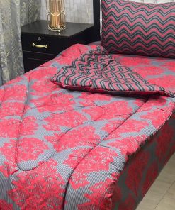 Single Size Printed 3 Pcs Vicky Razai Set | For Premium Single Bed SKU-913