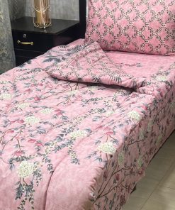Single Size Printed 3 Pcs Vicky Razai Set | For Premium Single Bed SKU-929