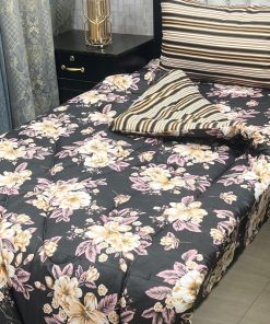 Single Size Printed 3 Pcs Vicky Razai Set | For Premium Single Bed SKU-916