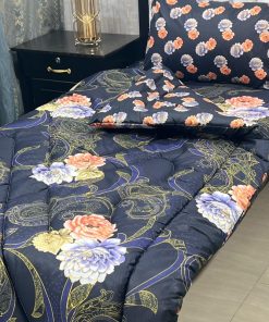 Single Size Printed 3 Pcs Vicky Razai Set | For Premium Single Bed SKU-932