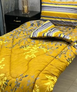 Single Size Printed 3 Pcs Vicky Razai Set | For Premium Single Bed SKU-937