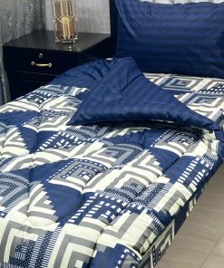 Single Size Printed 3 Pcs Vicky Razai Set | For Premium Single Bed SKU-936