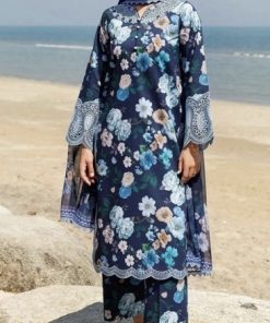 Asifa & Nabeel AN-556 embroidered digital printed shirt