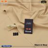 Brown Khaadi Wash & Wear Men’s Unstitched Suit – All Season