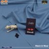 Cadet Blue Khaadi Wash & Wear Unstitched Fabric for Men – 4 Meter Cut