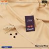 Beige Khaadi Wash & Wear Unstitched Men’s Suit – 4 Meter, All Season