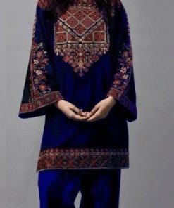 Aisling AS-04 Embroidered 2 Piece Winter Suit in Dhanak Fabric