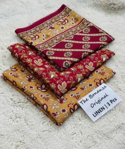 Bonanza Satrangi Classic Allover Linen Outfit Winter Style