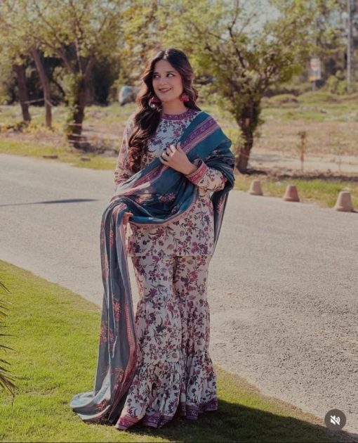 Bonanza Satrangi Traditional Allover Linen Suit for Winter Wear