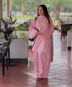 Bonanza Satrangi Premium Quality Linen Dress for Winter Season