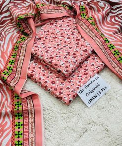 Bonanza Satrangi Premium Linen Winter Suit Allover Design