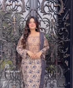 Bonanza Satrangi Women’s Allover Linen Outfit for Daily Wear