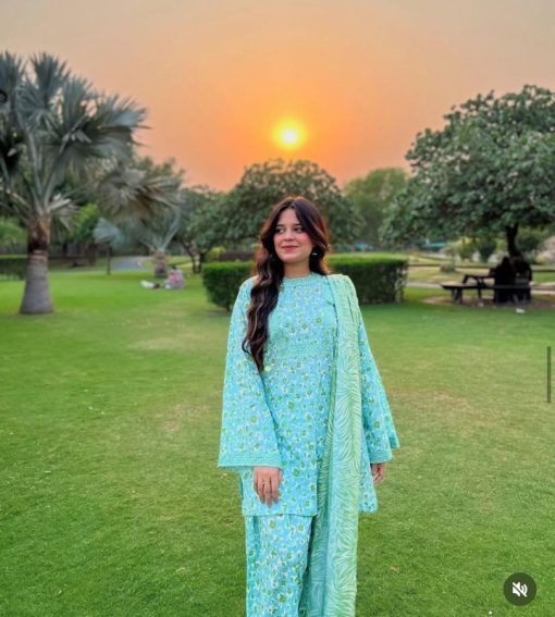 Bonanza Satrangi Allover Linen Fabric Women Suit for 2025 Winter