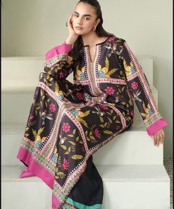Silk Digital Printed Women Suit with Dupatta