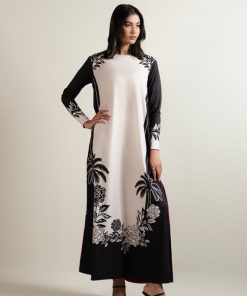 Women’s Shamooz Silk 3 Piece Party Wear Dress