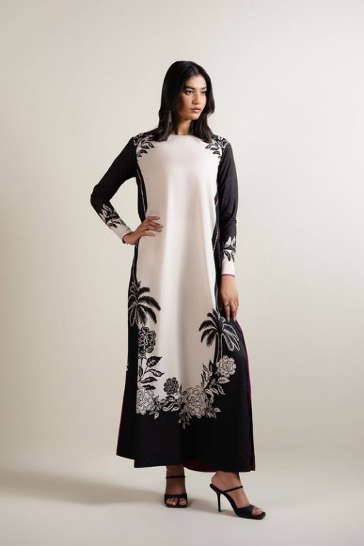 Women’s Shamooz Silk 3 Piece Party Wear Dress