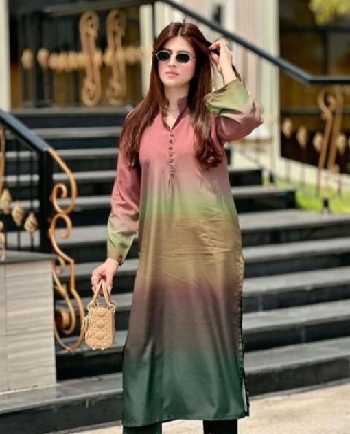 Silk Digital Printed 3 Piece Ladies Outfit