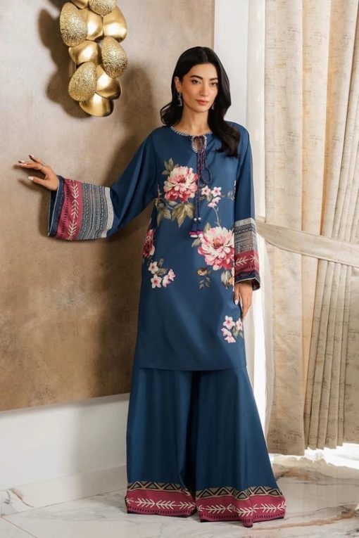 Shamooz Silk 3 Piece Unstitched Ladies Outfit