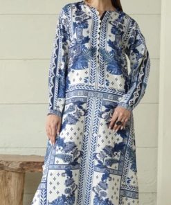 Shamooz Silk Women Suit with Dupatta and Trouser