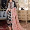 Crimson CM-567 3-Piece Lawn Suit with Heavy Schiffli Embroidery and Organza Dupatta
