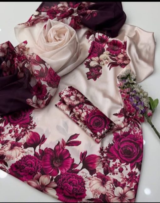 Premium Shamooz Silk Digital Dupatta Collection