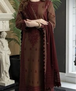 Asim Jofa AJ-565 Dhanak Embroidered Winter Suit